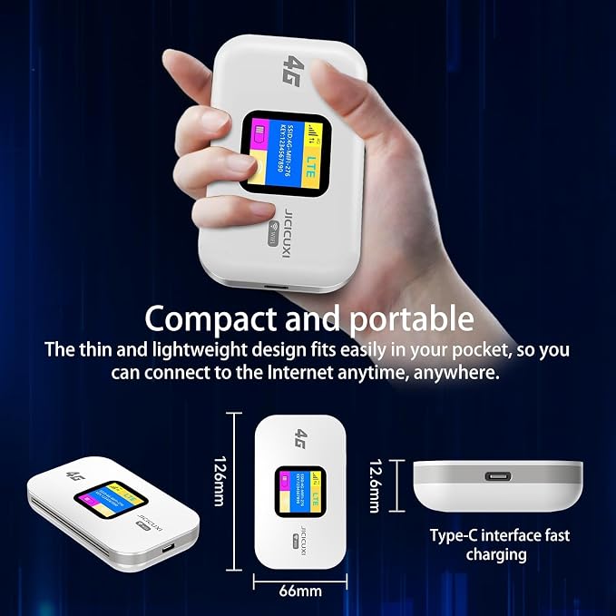 4G LTE Mobile Hotspot Router, Portable WiFi Hotspot - Image 7