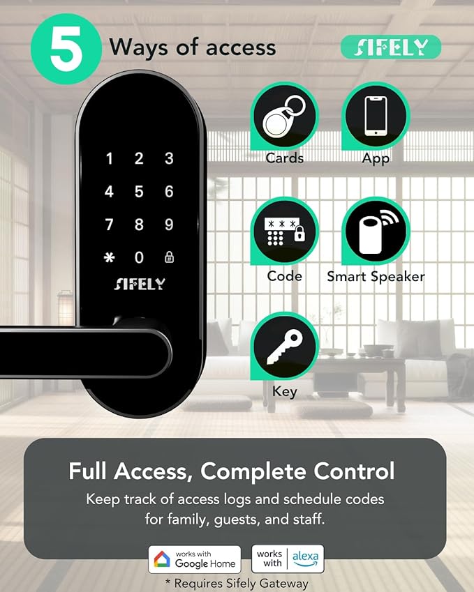 Keyless Entry Keypad Smart Door Lock - Image 2