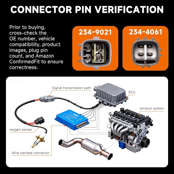 Upstream & Downstream O2 Sensor Set | Direct Replacement - Image 4