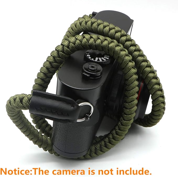Paracord Woven Camera Neck Shoulder Strap Belt Hand Compatible - Image 5