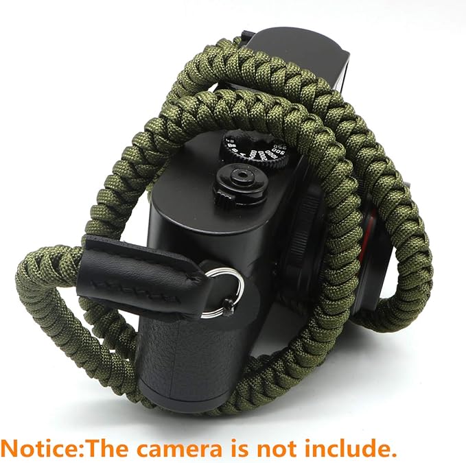 Paracord Camera Strap Long Camera Neck Shoulder Strap - Image 5