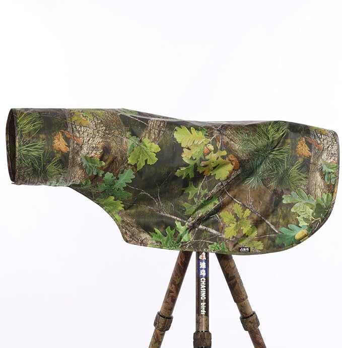 CHASING BIRDS Camouflage Waterproof Opaque Anti-UV Rain Covers Raincoat by CHASINGBIRDS