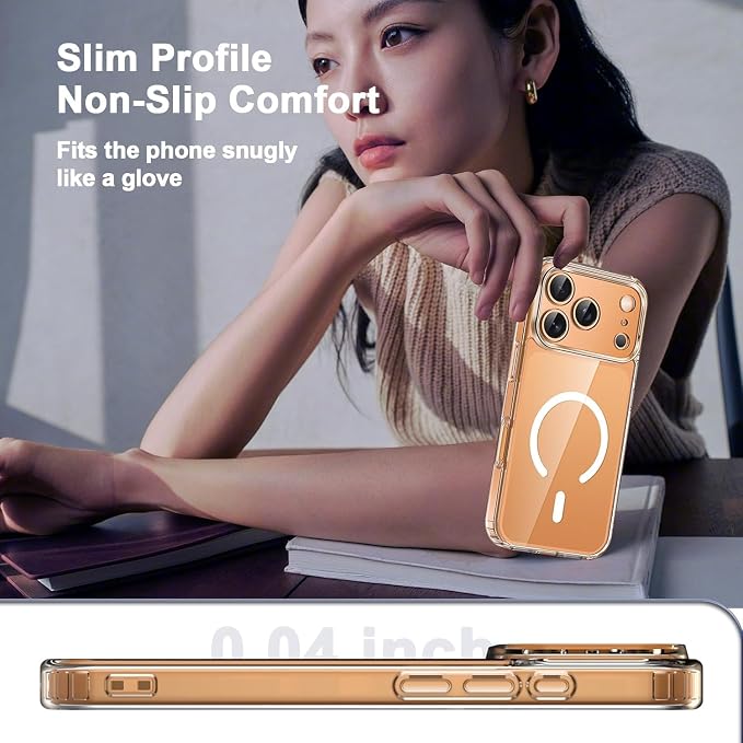 for iPhone 17 Pro Case Clear, Magnetic iPhone 17Pro Case - Image 3