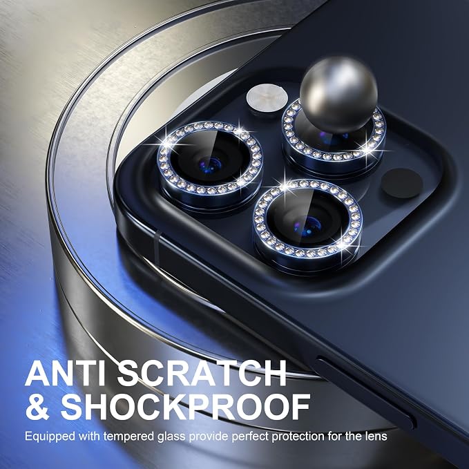 Choiche Compatible for iPhone 15 Pro/iPhone 15 Pro Max Camera Lens Protector - Image 3
