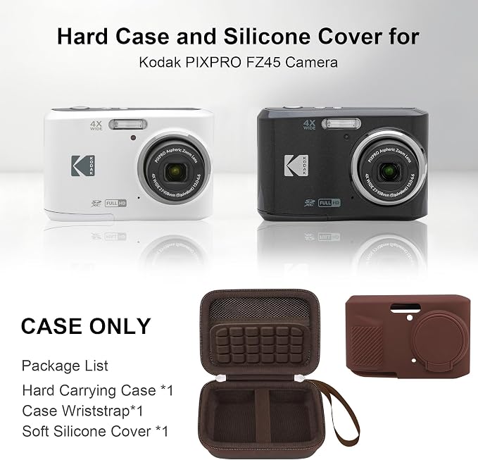 RAIALL Camera Case for KODAK PIXPRO FZ45 Digital Camera, 1* Hard Carrying Case - Image 3