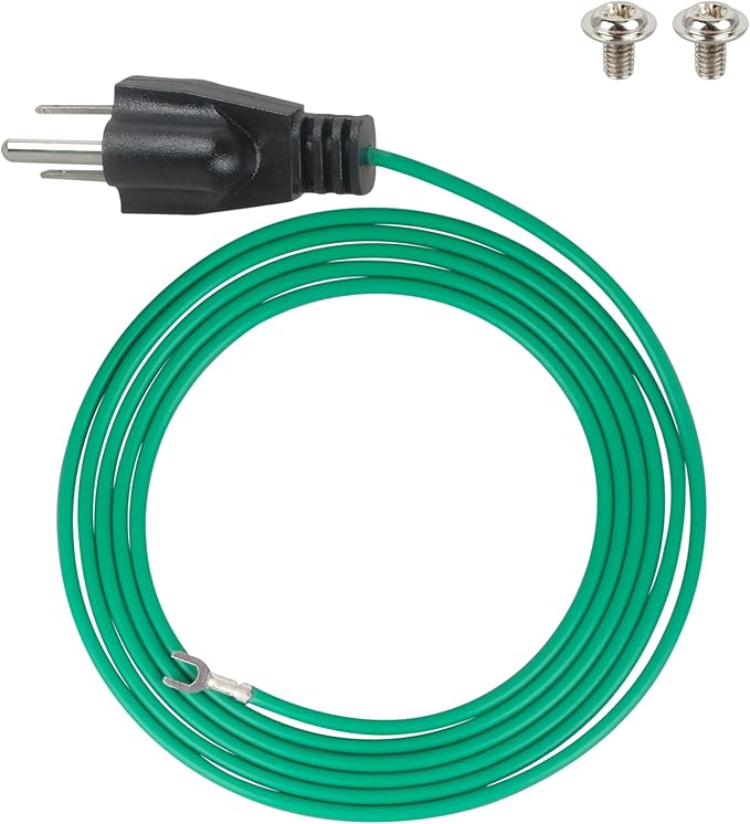 Grounding Plug Wire for Shielded Ethernet Patch Panel Bond & Ground Extension by KAKAPEOPLE