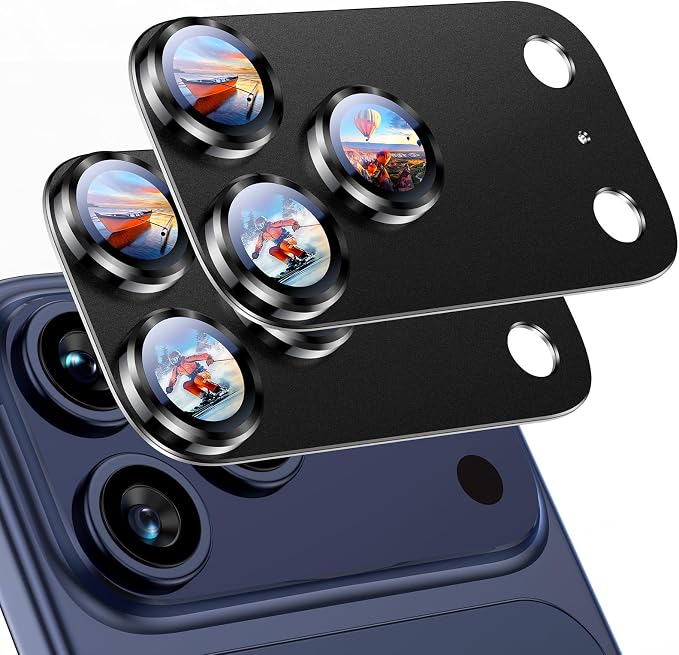 Uyiton Compatible with iPhone 17 Pro Max Camera Lens Protector by Uyiton