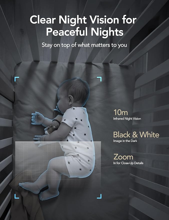 GNCC 2.4GHz Indoor Security Camera, 1080P Home Camera - Image 5