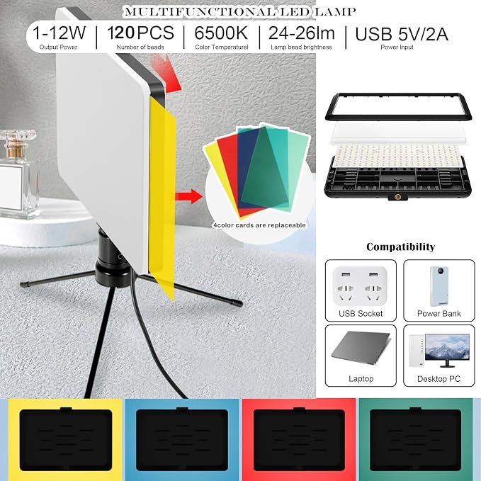 14PCS Absobent Black Flocked Photography Backdrop Boards - Image 4