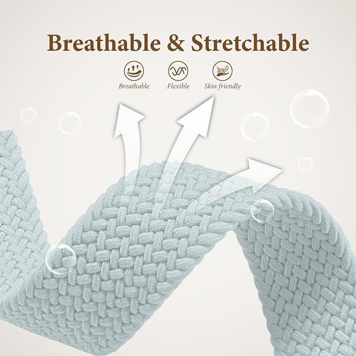 4 Pack Braided Stretchy Bands Compatible - Image 3