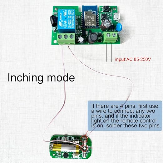 Smart WiFi Wireless Relay Switch Module, Tuya 1CH AC 85-250V/ USB 5V Smart Life - Image 5