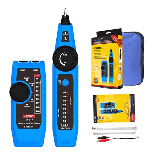 NOYAFA NF-810 Multifunctional Network Cable Tester, Ethernet LAN Network Wire by NOYAFA