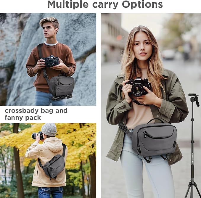TAAOKA Camera Sling Bag, Travel Waterproof Camera Case - Image 6
