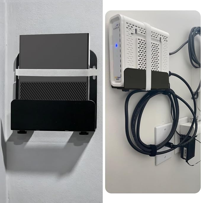 Cable Box Wall Mount, Adjustable Modem Mount Bracket - Image 6