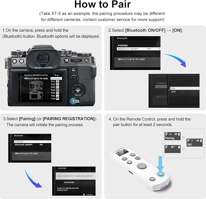 for Fujifilm Rechargeable Camera Remote Control Wireless Shutter Release - Image 8
