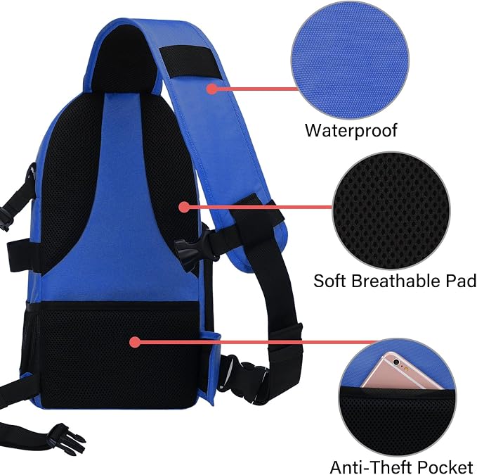 MOSISO Camera Sling Bag, DSLR/SLR/Mirrorless Camera Case Shockproof Photography - Image 4