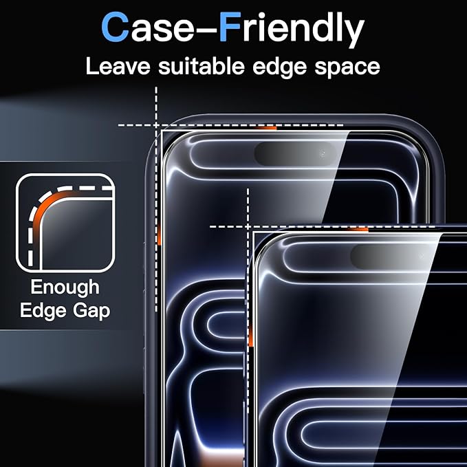 JETech Screen Protector for iPhone 17 Pro 6.3-Inch - Image 7