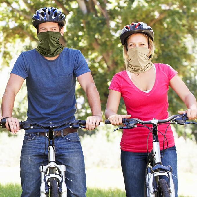 Geyoga 6 Pieces Summer UV Protection Cooling Neck Gaiter Face Clothing Neck - Image 7