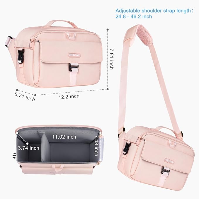 MOSISO Camera Shoulder Bag Case Crossbody Sling Purse, DSLR/SLR/Mirrorless - Image 3