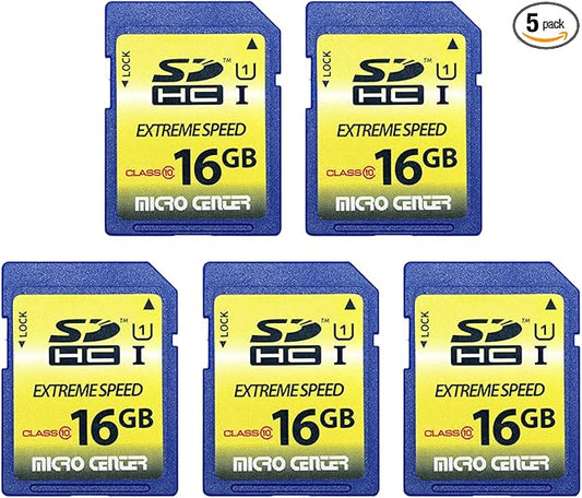 INLAND 16GB Class 10 SDHC/SDXC U1 Flash Memory Card by INLAND