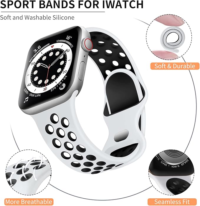 Lerobo Compatible with Apple Watch Band 40mm Series 11 10 42mm 38mm 41mm Women - Image 8