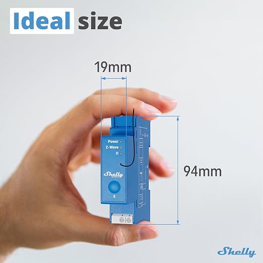 Shelly Wave Pro 1 US LR | Z-Wave Long Range Smart Relay Switch - Image 2