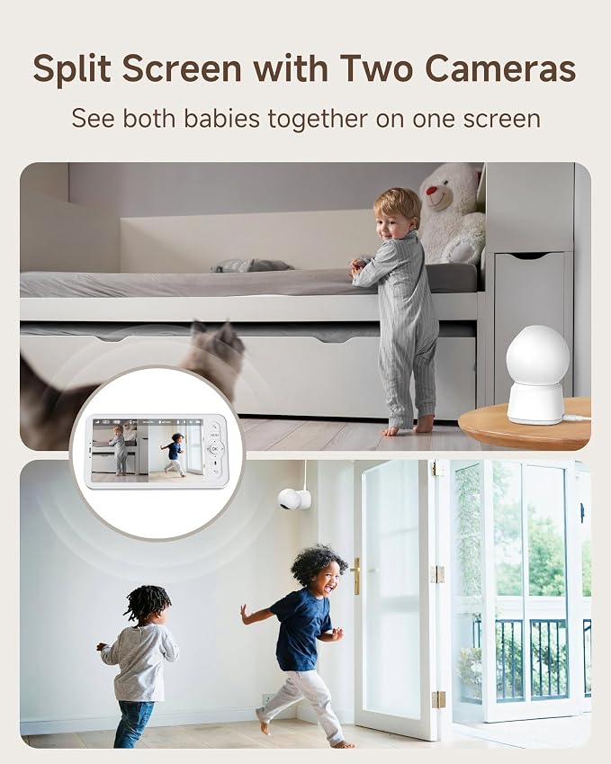 ARENTI WiFi Baby Camera Monitor B2 Kit 2026 Upgraded, 5-inch Wireless Display - Image 8