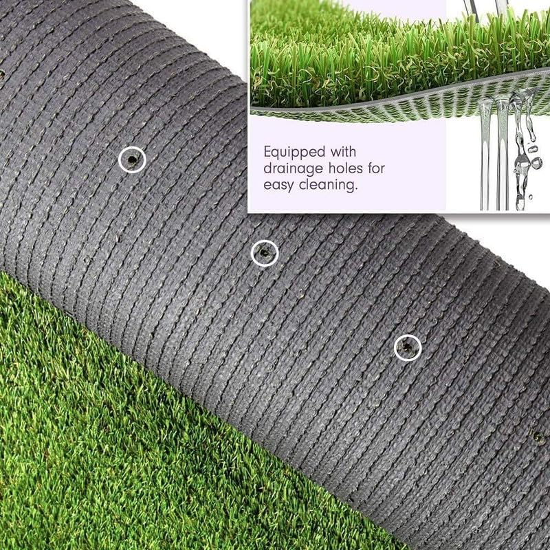 Fas Home Artificial Grass Turf 14FTx76FT, 1.38" Pile Height Realistic Synthetic - Image 3