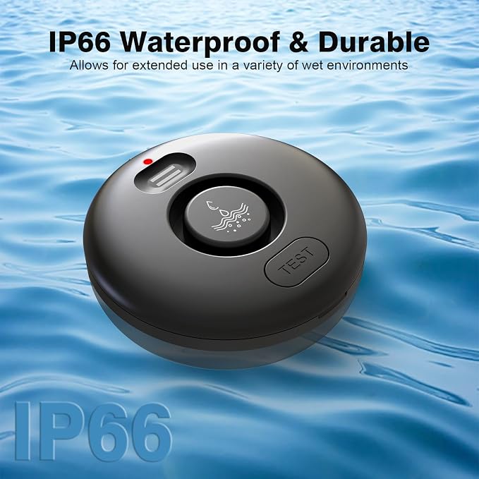 RUIKORING Water Leak Detectors for Home 4 Pcak, 120dB Adjustable Loud Alert - Image 7