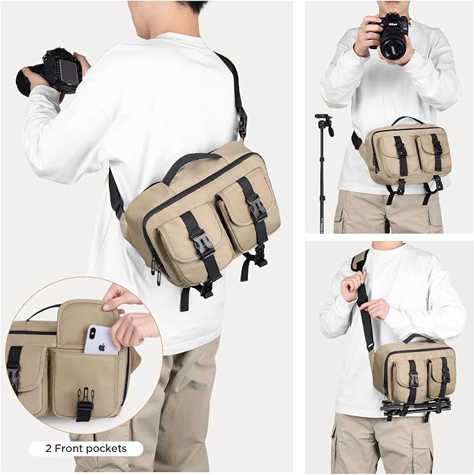 TAAOKA Camera Sling Bag, DSLR Camera Bag - Image 6