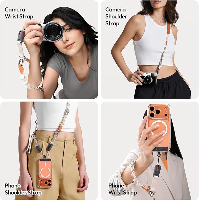 ULANZI YF01 Camera Strap with Built-In USB-C Data Cable — 3-in-1 Quick Release - Image 4