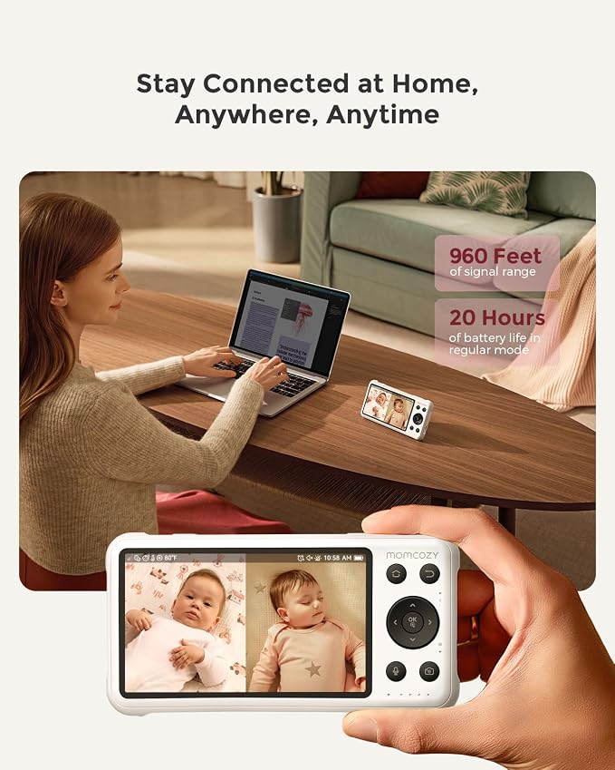 Momcozy BM04 Smart WiFi Baby Monitor - Image 8