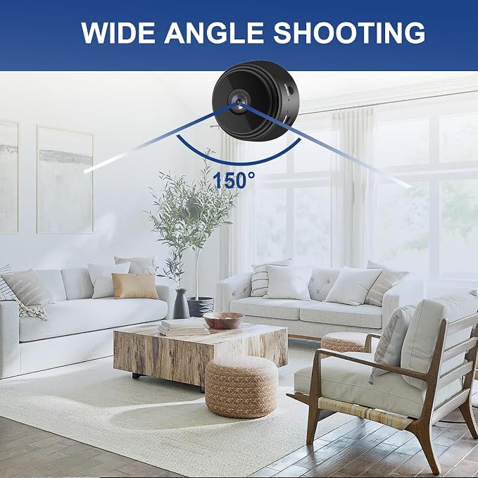 senri 3 Pack Mini Security Camera, 1080P HD WiFi Home Indoor Outdoor Camera - Image 4