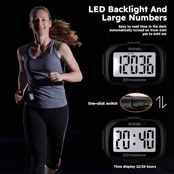 AVTREK 3D Step Counter Clip On - Image 6