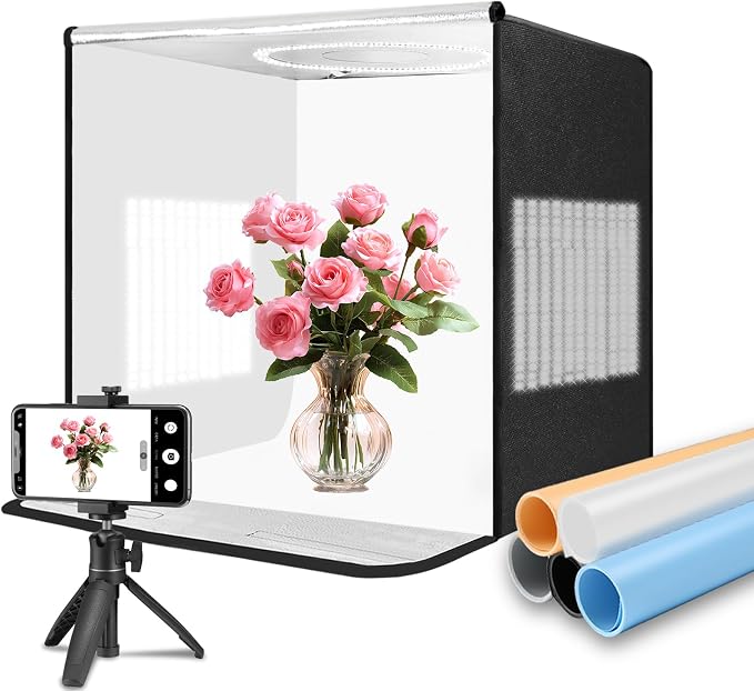 Pro 20"x20" Photo Studio Light Box 3-Side Light Panel/3-Temp/Dimmable - Image 8