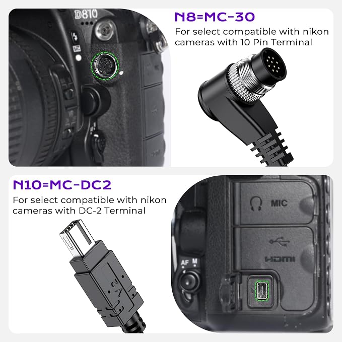 for Nikon Camera Rechargeable Remote Shutter Release - Image 8