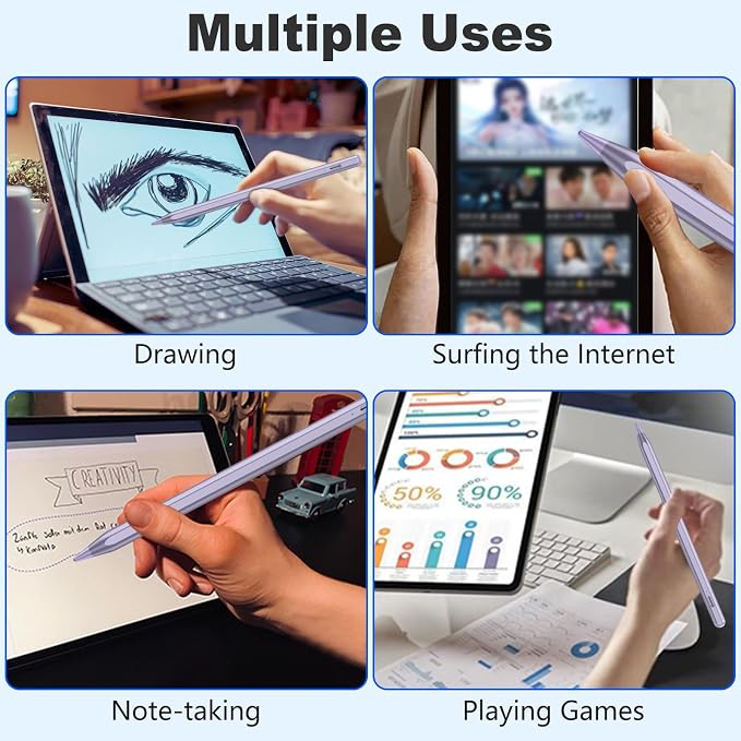 Stylus Pen for iOS&Android Touch Screens, Active Pencil for Samsung, Smart - Image 7