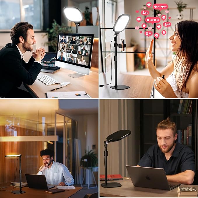 2 Packs Video Conference Lights - Image 4