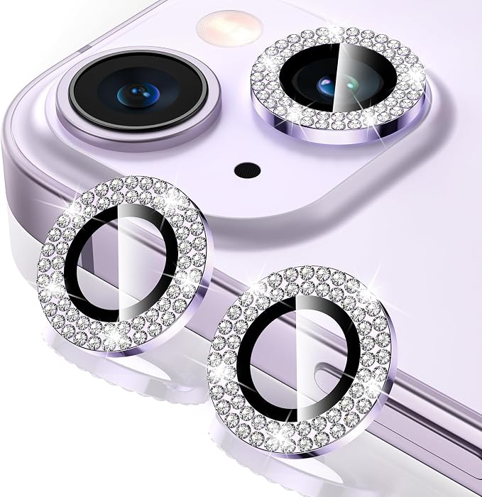 Tensea for iPhone 14 / iPhone 14 Plus Camera Lens Protector, 9H Tempered Glass by Tensea