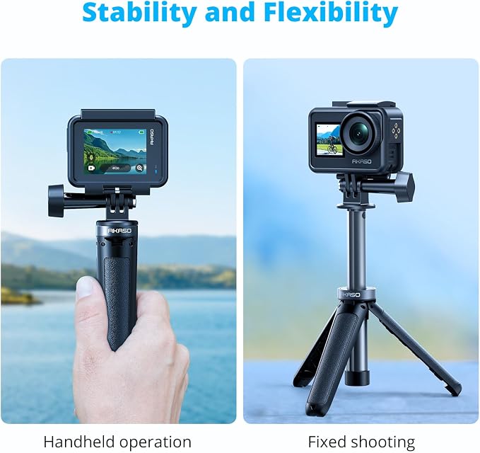 AKASO Mini Selfie Stick Tripod Lightweight Extension - Image 4