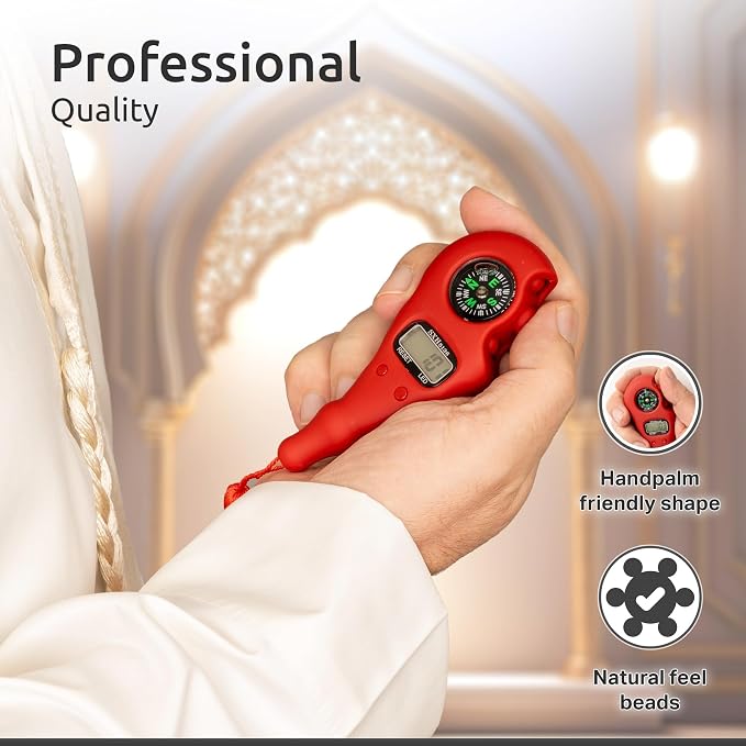 Digital Finger Tasbih with Compass & Night Light - Image 5