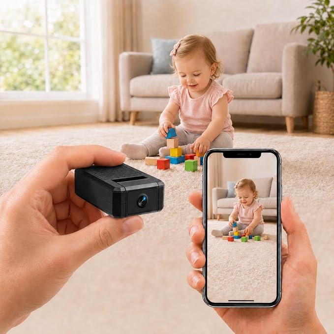 Mini WiFi Hidden Camera 1080P HD, Small Spy Camera by Tusionwin