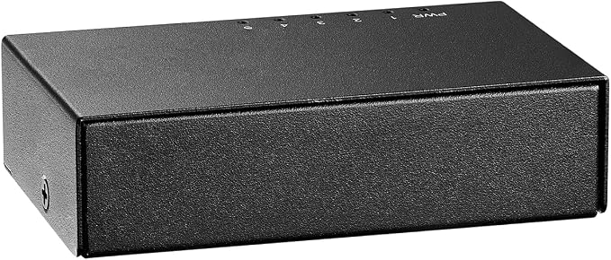 Binardat 5 Port Gigabit Ethernet Switch, 5 Ports 100/1000Mbps, Mini Size Metal - Image 4