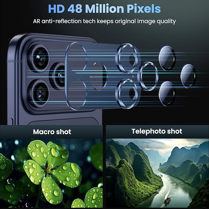 Uyiton Compatible with iPhone 17 Pro Camera Lens Protector - Image 3