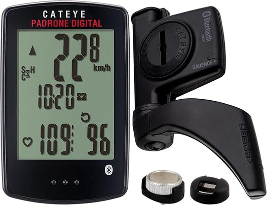 CATEYE Padrone Digital Bluetooth Cycling Computer – IPX8 Waterproof Wireless by CATEYE