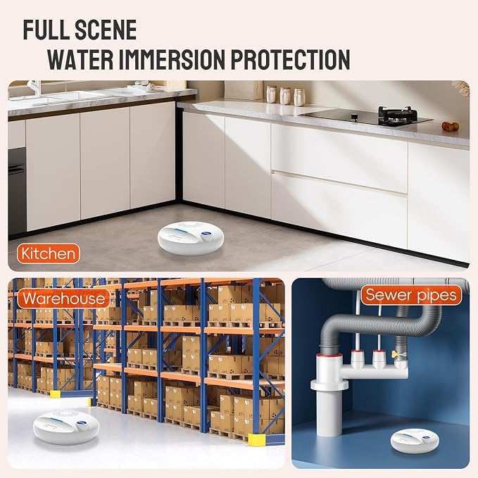 PILSAMAS Wireless Water Leak Detector - Image 7