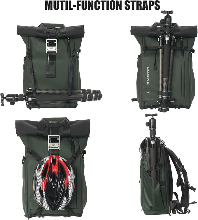 Besnfoto Camera Backpack, Waterproof Travel Camera Bag - Image 4