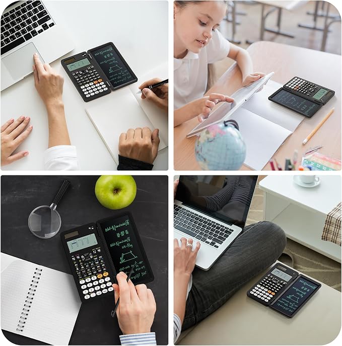 991EX 552 Functions Desktop ROATEE Scientific Calculator Rechargeable & Solar - Image 6