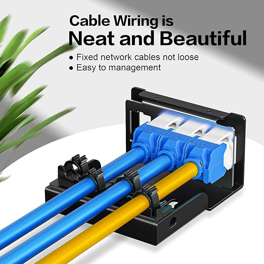 Patch Panel 4 Port Keystone Network Blank Patch Panel UTP/STP Compatible - Image 7
