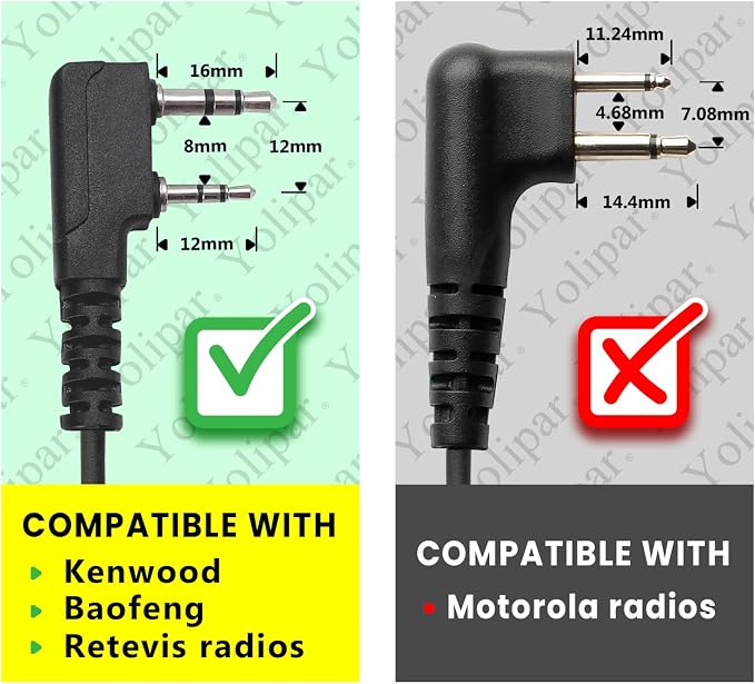 10 PCS UV-5R Earpiece Surveillance Kit Compatible - Image 2